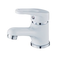 Смеситель для раковины 35к CN1013-8 CRON литой, БЕЛЫЙ 549331