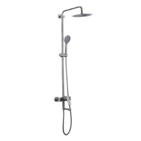 {{photo.Alt || photo.Description || 'Душевая система 35к G2499-20 GAPPO нерж. сталь, лейка "Тропический душ", САТИН'}}