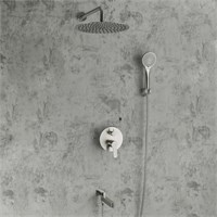 {{photo.Alt || photo.Description || 'Душевая система 35к G7199-30 GAPPO встраиваемый, лейка "Тропич. душ" нерж. сталь, САТИН'}}