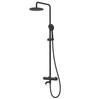 {{photo.Alt || photo.Description || 'Душевая система термостат  G2490-6 GAPPO лейка "Тропический душ" D225 ЧЕРНЫЙ'}}