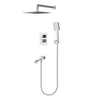 {{photo.Alt || photo.Description || 'Душевая система термостат  G7107-40 GAPPO лейка "Тропический душ" встраиваемая ХРОМ'}}