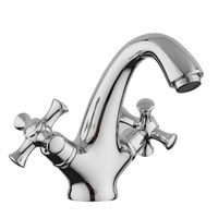 {{photo.Alt || photo.Description || 'Смеситель для раковины 1/2 кер G1042 GAPPO литой, креп. 2 шпильки, ХРОМ'}}