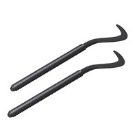 Комплект плоских кронштейнов с дюбелями 7,2*170мм, черные (2 шт) ROYAL THERMO 532249