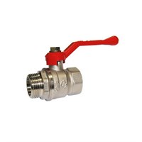 Кран шаровой 1' вн/нар рукоятка 11б27п1 Стандарт 221 ГАЛЛОП никель PN40 542596