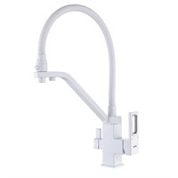 {{photo.Alt || photo.Description || 'Смеситель для кухни 35k G4317-8 GAPPO с вых. для пит. фильтра, п/шпильку, гибкий излив Белый-хром'}}