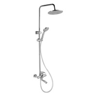 Душевая система Glauf NUD16-A045 (смеситель35К с изл+лейка 1 поз.+душ.шланг+тропич.душ.) 550733