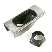 Изолирующая накладка для наклонных крыш, внутренний диаметр 125 мм 883102