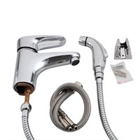 {{photo.Alt || photo.Description || 'Смеситель для раковины 40к F1268 FRAP с гигиенической лейкой (литой, п/гайку,  ХРОМ, латунь)'}}