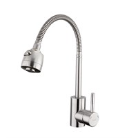 {{photo.Alt || photo.Description || 'Смеситель для кухни 35k F44899-1 FRAP (гибкий излив, 2х реж. аэратор, п/гайку, САТИН, нерж.сталь)'}}