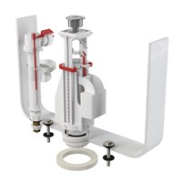 Арматура к смыв. бачку 2-х Кноп. Alcadrain хр.кн. ниж.подв унив колонка, лат. штуцер SA08ASK 1/2