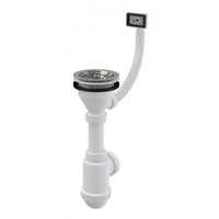 Сифон для мойки 3 1/2*40 AlcaPlast A447-DN50/40 с прямоуг переливом Alcadrain 545332