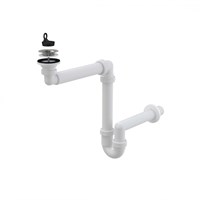 Сифон для умывальника 1 1/2*40  прямоточ. смещенный A413/AG210511100 Alcadrain 540864