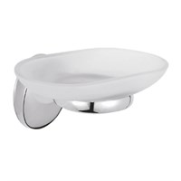 Мыльница настенная стекло  HB1602 HAIBA 550613