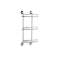 Полка стеклянная 3-ярус угловая  HB1607-3 HAIBA 550624