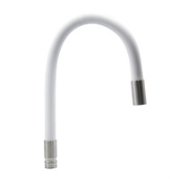 Излив для см кухня ГИБКИЙ белый (для смесителей MIXLINE MLSS-0325) 551304