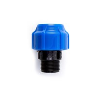 Муфта переход. ПЭ с нар. труб. резьбой 20х3/4'' (обж.)   SPEKTR 551256