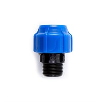 Муфта переход. ПЭ с нар. труб. резьбой 25х1/2'' (обж.)   SPEKTR 551257