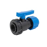 Кран шаровой обжим - вн. 32 - 1/2 ПЭ PN16 ТПК-АКВА 551368