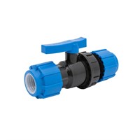 Кран шаровой обжим - обжим 32 - 32 ПЭ PN16 ТПК-АКВА 551362