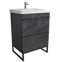 {{photo.Alt || photo.Description || 'Тумба д/ванной "Окленд -60" Графит Мрамор под раковину Грэйс- 60 (DREJA) ЛОФТ (ПВХ)'}}