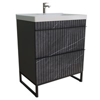 {{photo.Alt || photo.Description || 'Тумба д/ванной "Окленд -70" Графит Мрамор под раковину Грэйс- 70 (DREJA) ЛОФТ (ПВХ)'}}