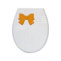 {{photo.Alt || photo.Description || 'Сиденье для унитаза "Бантик" с детской накладкой белое (бантик цветной) Европласт'}}