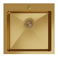 {{photo.Alt || photo.Description || 'Мойка настол.монтаж 50х50 (3,0) вып 3 1/2  MIXLINE PRO С ФАСКОЙ 20см с сифоном (золото)'}}