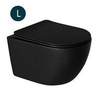 {{photo.Alt || photo.Description || 'Унитаз подвесной безободковый WAVE ROUND сид. дюропласт, м/л, быстр, ЧЕРНЫЙ матовый (L)'}}