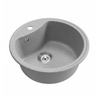 {{photo.Alt || photo.Description || 'Мойкa ML-GM09 КОМФОРТ круглая, графит (342), 510 мм (глуб. чаши 190)'}}