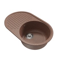 {{photo.Alt || photo.Description || 'Мойка ML-GM16 КОМФОРТ овальная с крылом, терракотовая (307), 730*460*180мм'}}