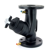 Клапан балансировочный CIM 3739B ручной d65 / DN 65 фланцевый, с двумя измерительными ниппелями 860642