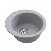 {{photo.Alt || photo.Description || 'Мойкa ML-GM13 КОМФОРТ круглая, графит (342), 495мм (глуб. чаши 200)'}}