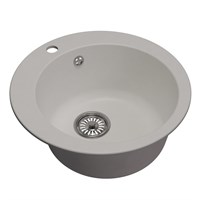 {{photo.Alt || photo.Description || 'Мойкa ML-GM13 КОМФОРТ круглая, ультра-белая  (341), 495мм (глуб. чаши 200)'}}