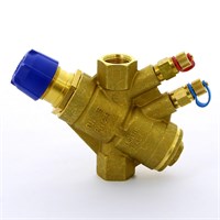 Клапан балансировочный CIM 776HF комбинированный 1/2' В / DN 15, 2 изм.нип., повыш. пропускная сп-ть 874734