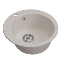 {{photo.Alt || photo.Description || 'Мойкa ML-GM13 КОМФОРТ круглая, белая (331), 495мм (глуб. чаши 200)'}}