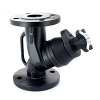 Клапан балансировочный ручной CIM 3739B фланец d150/DN150 с измерительными ниппелями чугун 858922