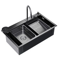 {{photo.Alt || photo.Description || 'Мойка настол.монтаж 75х46 (3,0) вып 3 1/2  MIXLINE PRO 21,5см с сиф.(ч.граф)+доз+смесит+кол+д/р+о/с'}}