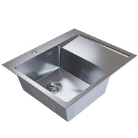 {{photo.Alt || photo.Description || 'Мойка настол.монтаж 60х50 (3,0) лев. вып 3 1/2  MIXLINE PRO с ФАСКОЙ 20см с сифоном (сатин)'}}