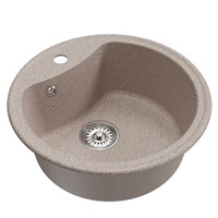 {{photo.Alt || photo.Description || 'Мойкa ML-GM09 КОМФОРТ круглая, песочная (302), 510 мм (глуб. чаши 190)'}}