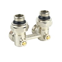 Узел нижнего подключения 1/2x3/4ЕК OGINT угловой двухтруб 552978