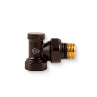 Клапан настроечный угловой 1/2" Arrowhead Black (черный) 864800