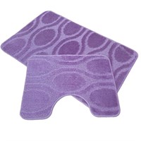 Набор ковриков д/ванной Zalel  2 пр. 60х100 (сиреневый) 553304