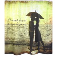 Штора для ванной  Фотопринт 180*200  One the beach (2403) без колец 553271