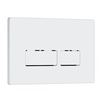 Кнопка смыва WAVE V1 универсальная БЕЛАЯ АБС прямоугольная 552528