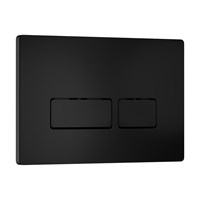 Кнопка смыва WAVE V2 универсальная ЧЕРНАЯ АБС прямоугольная 552529