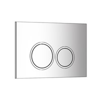 Кнопка смыва WAVE W3 универсальная ХРОМ АБС круглая 552524