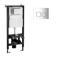 {{photo.Alt || photo.Description || 'Система инсталляции WAVE W-500/001 М+A3, двухрежимная квадратная кнопка A3 хром, МЕХАНИКА, 500 мм'}}