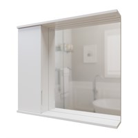 {{photo.Alt || photo.Description || 'Зеркальный шкаф "Лайн-80" левый с подсветкой (ПВХ)'}}