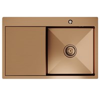 {{photo.Alt || photo.Description || 'Мойка настол.монтаж 78х50 (3,0) прав. вып 3 1/2  MIXLINE PRO 20см с сифоном (бронза)'}}