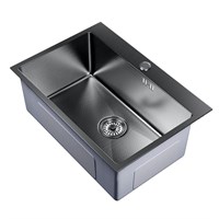 {{photo.Alt || photo.Description || 'Мойка настол.монтаж 65х45 (3,0) вып 3 1/2  MIXLINE PRO 22см с сифоном (черный графит НАНО декор)'}}